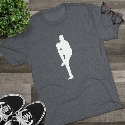 deGoat Pitcher Silhouette T-Shirt with Graffiti Logo on back and Silhouette of The GOAT on the front.