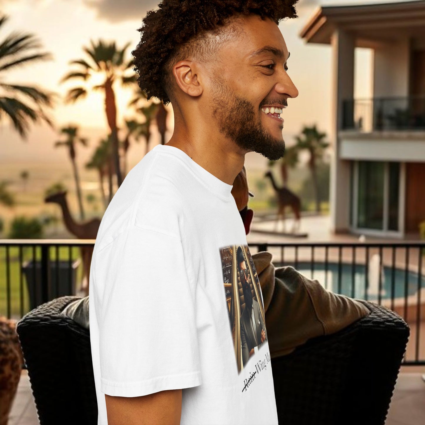 The Wing Man T-Shirt, Casual Unisex Tee, Gift for Him, Stylish Streetwear, Graphic Tee for Events, Fashionable Art Shirt