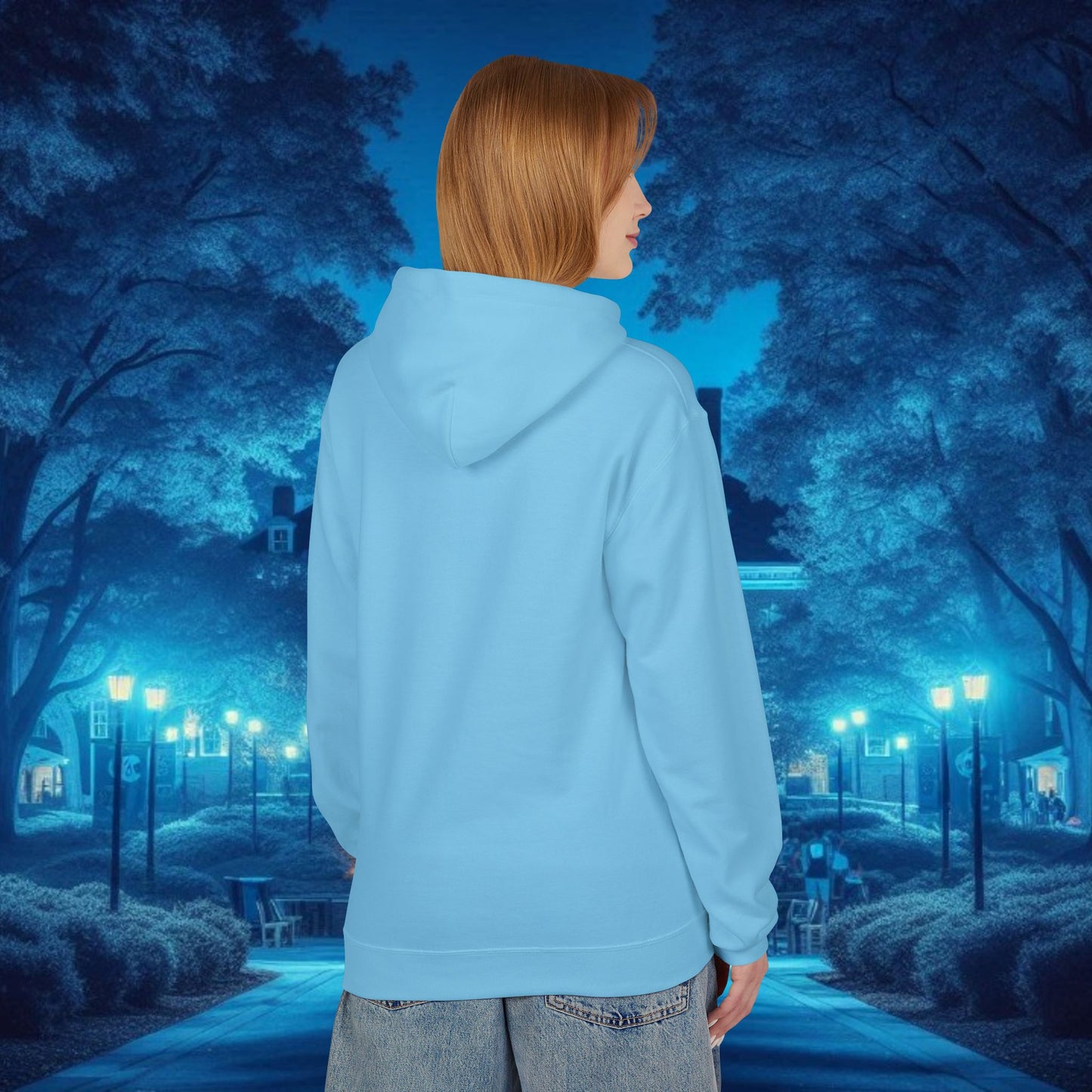 Chapel Hill 23 Unisex Fleece Hoodie, Cozy Sportswear for Fans, Game Day Apparel, Gift for Him/Her, Casual Wear