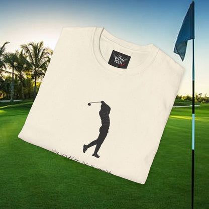 Golf-Inspired Unisex T-Shirt, Perfect Gift for Dad, Father's Day Present, Sporty Style Tee, Casual Wear, Golf Lover Apparel