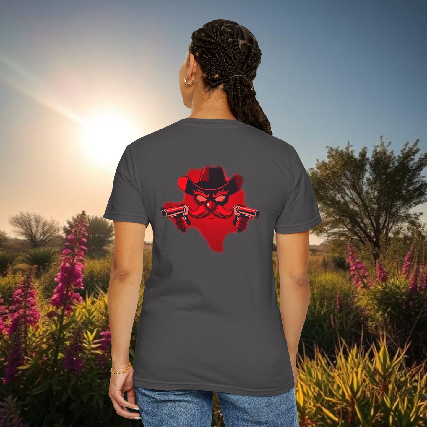 Cowboy T-Shirt — 806 Area Code Shirt with cool Cowboy Design, Gameday Tee