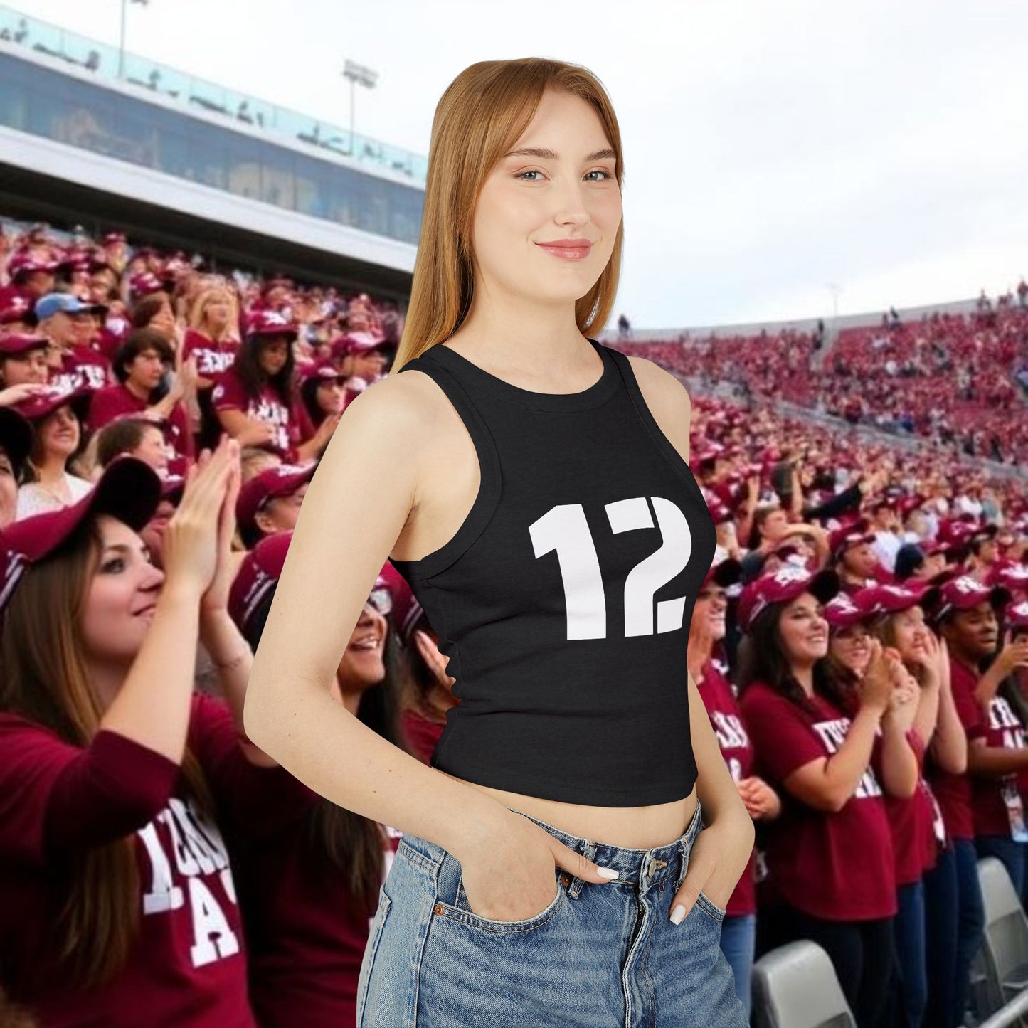 Cheerful Game Day Tank Top, Supportive Athletic Wear, Perfect for Sports Events, Casual Outing, Summer Gatherings, Gameday Fashion