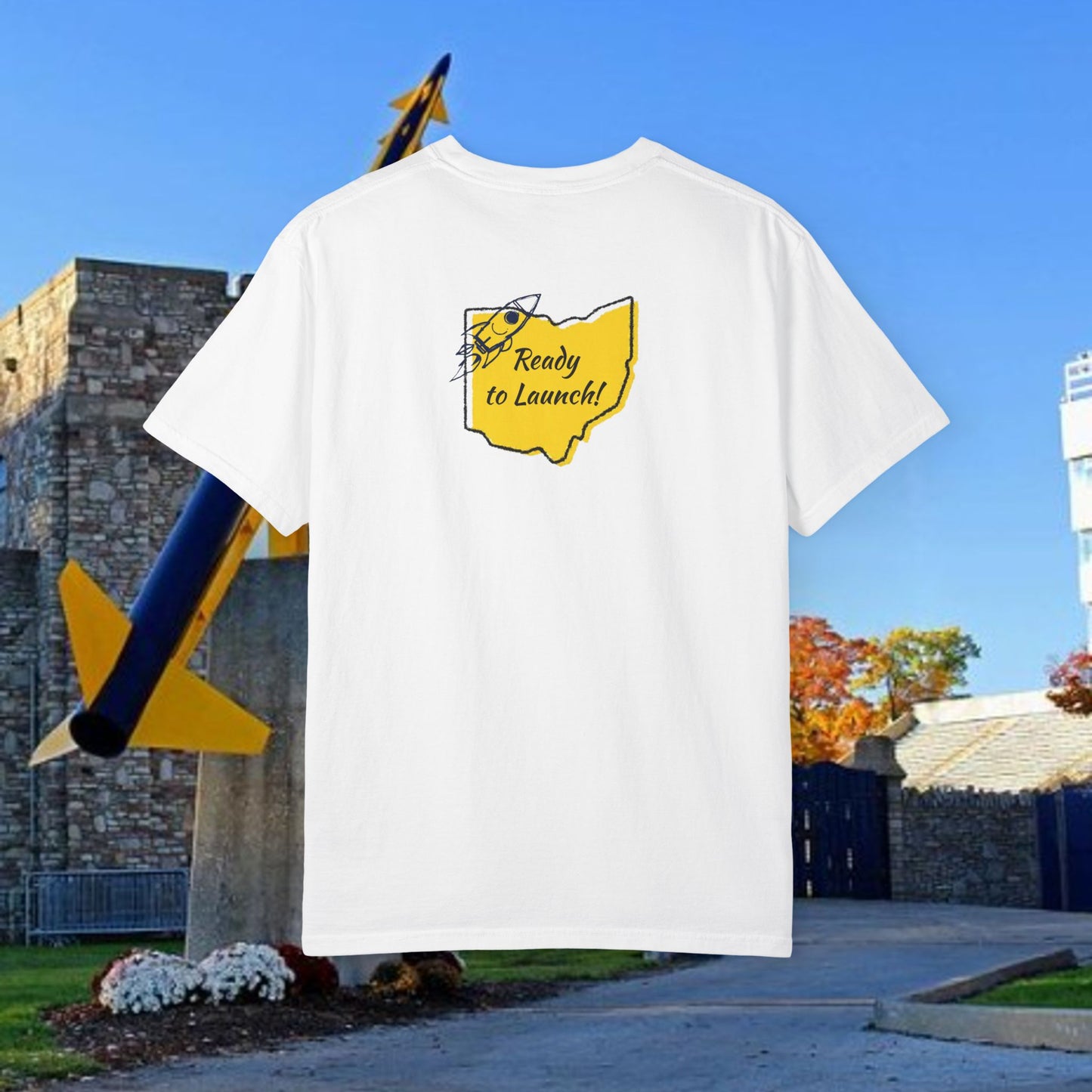 Unisex Garment-Dyed T-Shirt, Casual Wear, Ohio Pride, College Gear, Graduation Gifts, Summer Fashion