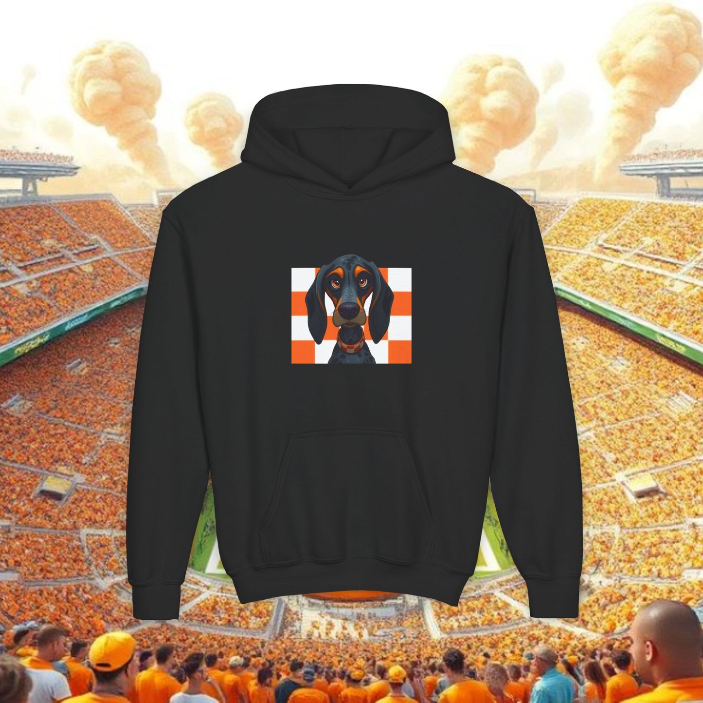 Spirit Hoodie for Young Fans, Cozy Dog Sweatshirt, Youth Hooded Sweatshirt, Cute Pet Gift