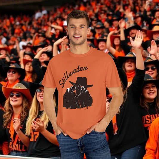 Stillwater Cowboy T-Shirt — Western Rodeo Graphic Tee, Soft-Style T-Shirt, Perfect for Gameday