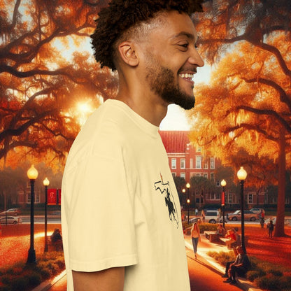 T-Shirt with Tally Design, Casual Wear, Gift for Sports Fans, College Apparel, Summer Fashion, State Pride Tee