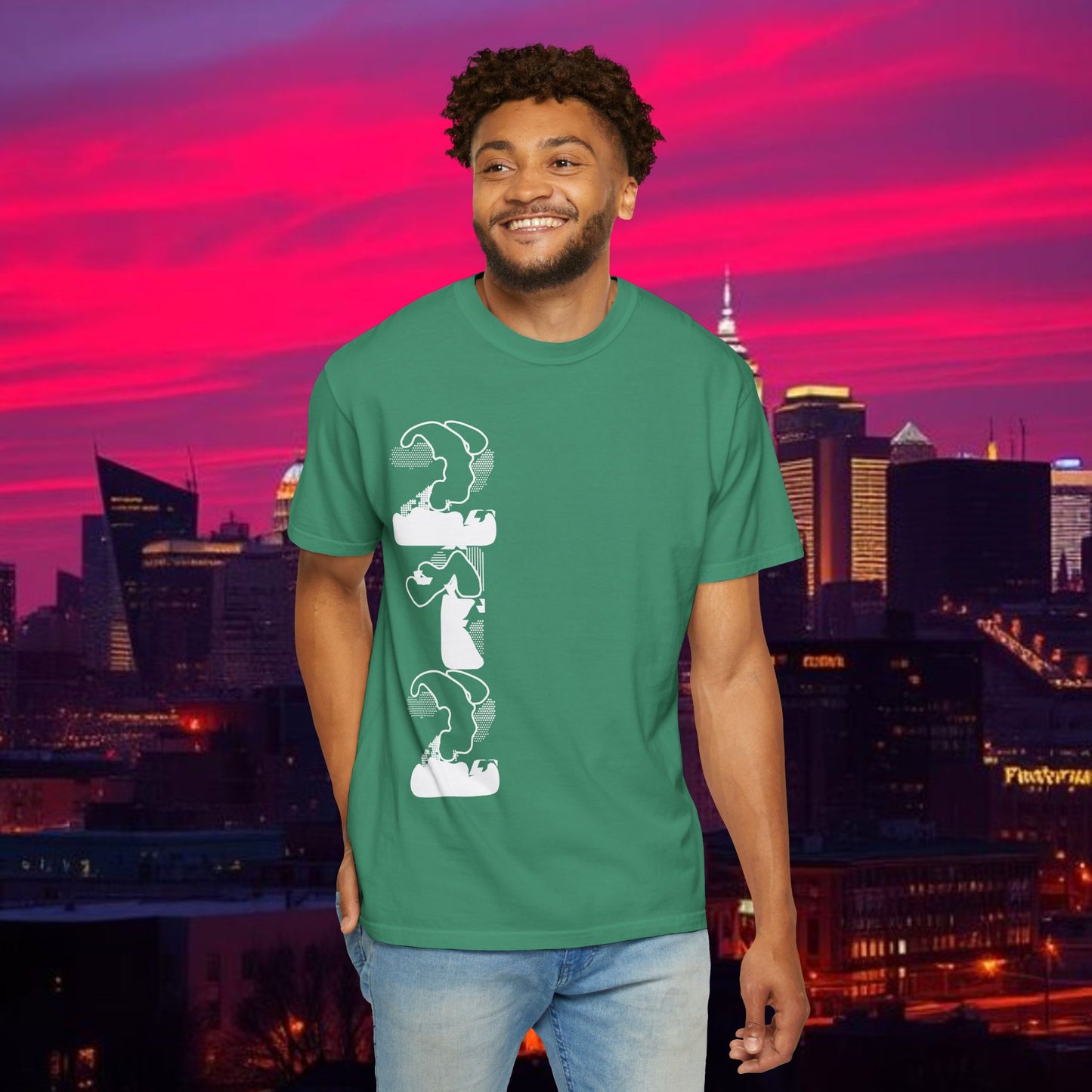Philly Green Script T-Shirt