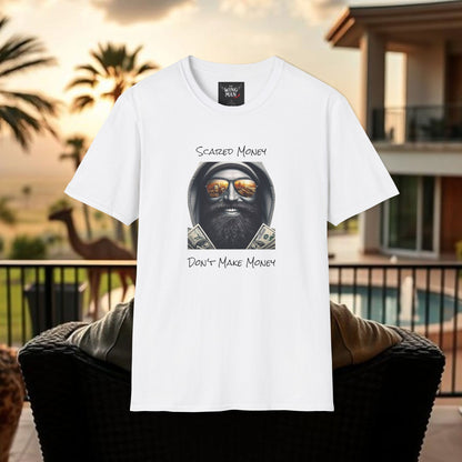 Scared Money Unisex Softstyle T-Shirt - Casual Wear, Streetwear, Gift for Him, Statement Tee, Urban Fashion
