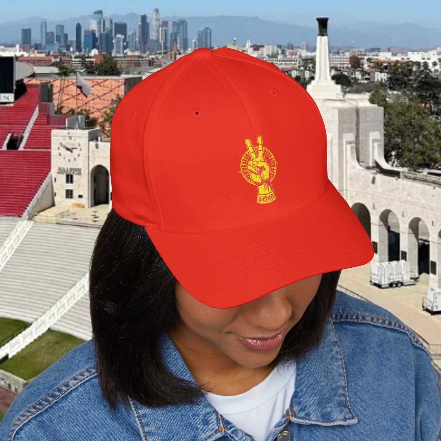 Victory Inspired Embroidered Cap, Stylish Hat, Trendy Accessories, Gift for Him or Her, Casual Headwear, Unique Cap for Gameday