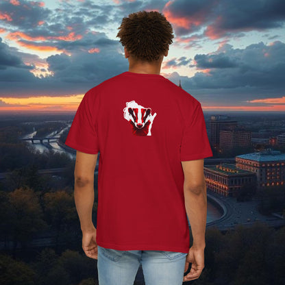 Wisconsin Pride Unisex T-shirt, Casual Wear, College Apparel, Game Day Shirt, Gift for Fans, Summer Fashion
