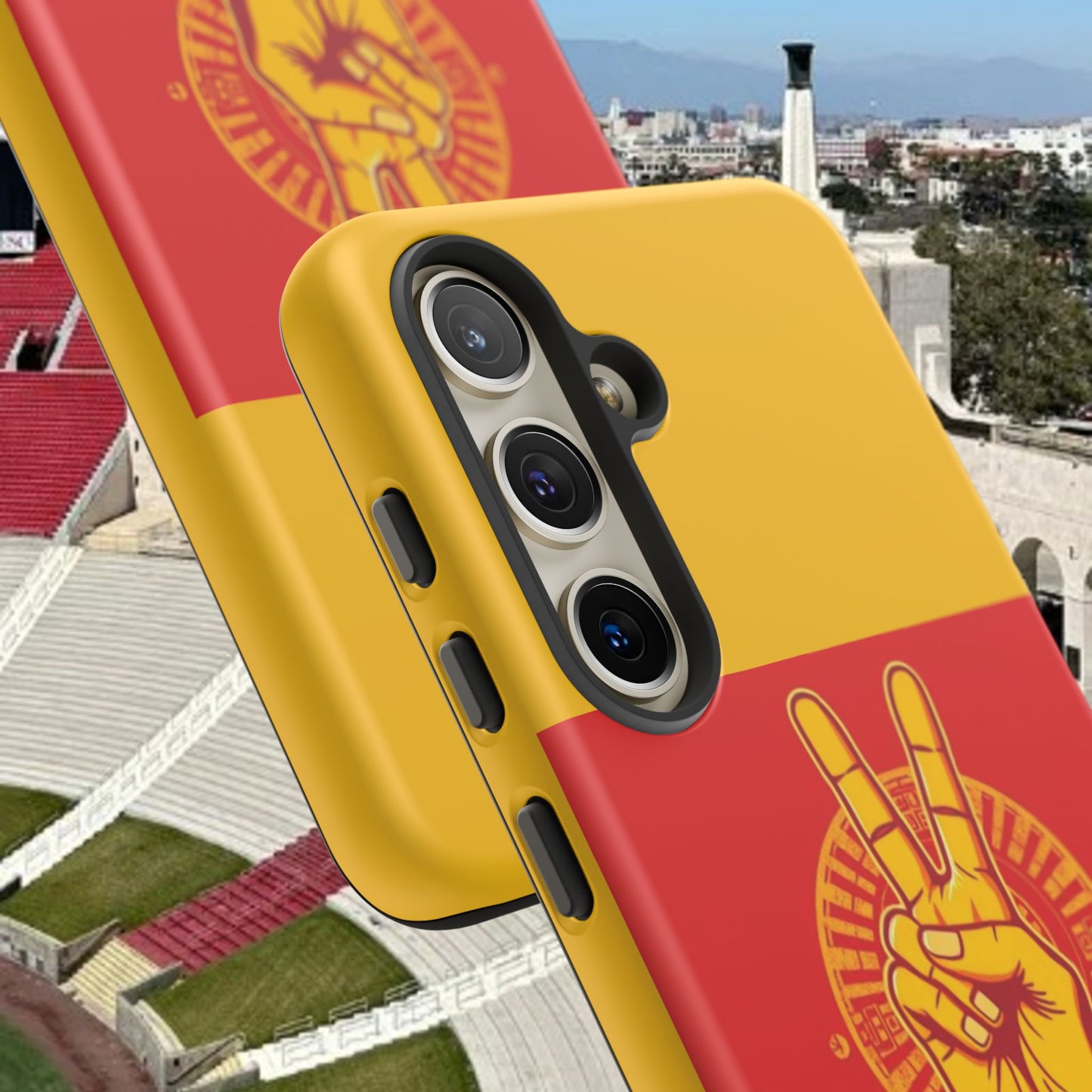 Victory Inspired Symbol Phone Case, Tough Phone Cover, Gift for Empowerment, Inspirational Tech Accessory, Unique Phone Protection