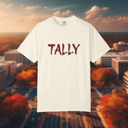 T-Shirt with 'TALLY' Print, Perfect for Game Day, Festival Wear, Casual Outings, and Sporting Events