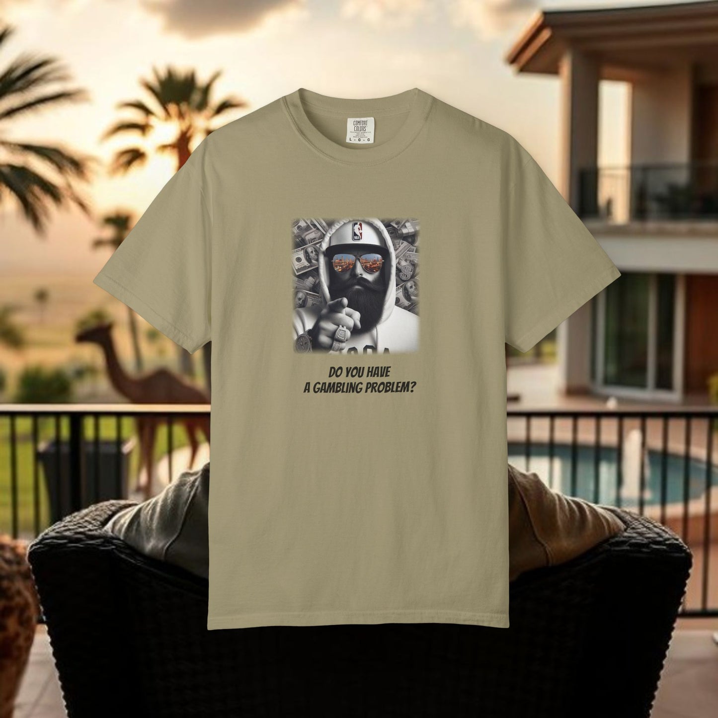 Wing Man "Gambling Problem" Unisex T-Shirt | Casual Wear, Funny Gift, Gambling Humor, Sports Betting Tee, Unique Statement Apparel