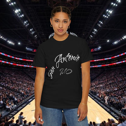 San Antonio 210 Script T-Shirt, Soft-Style T-Shirt, Perfect Statement Piece