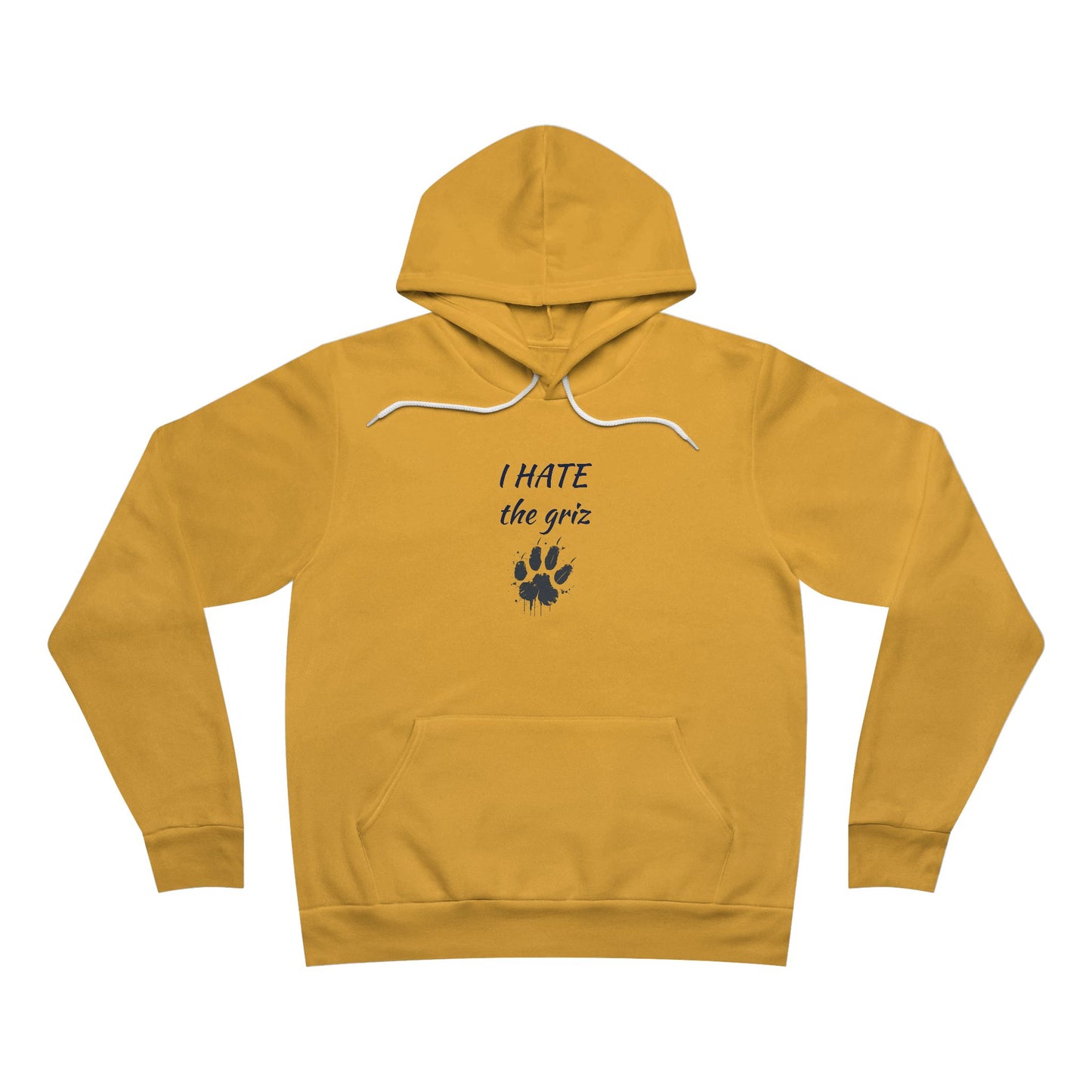 I Hate the Grizzlies Hoodie, Bobcat Pullover, Gift for Sports Fans, Cozy Sweatshirt, Casual Everyday Wear