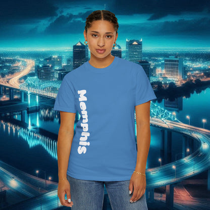 Memphis Graffiti Unisex T-shirt, Casual Streetwear Tee, Travel Souvenir, Gift for Music Lovers, Urban Style Apparel, Birthday Present