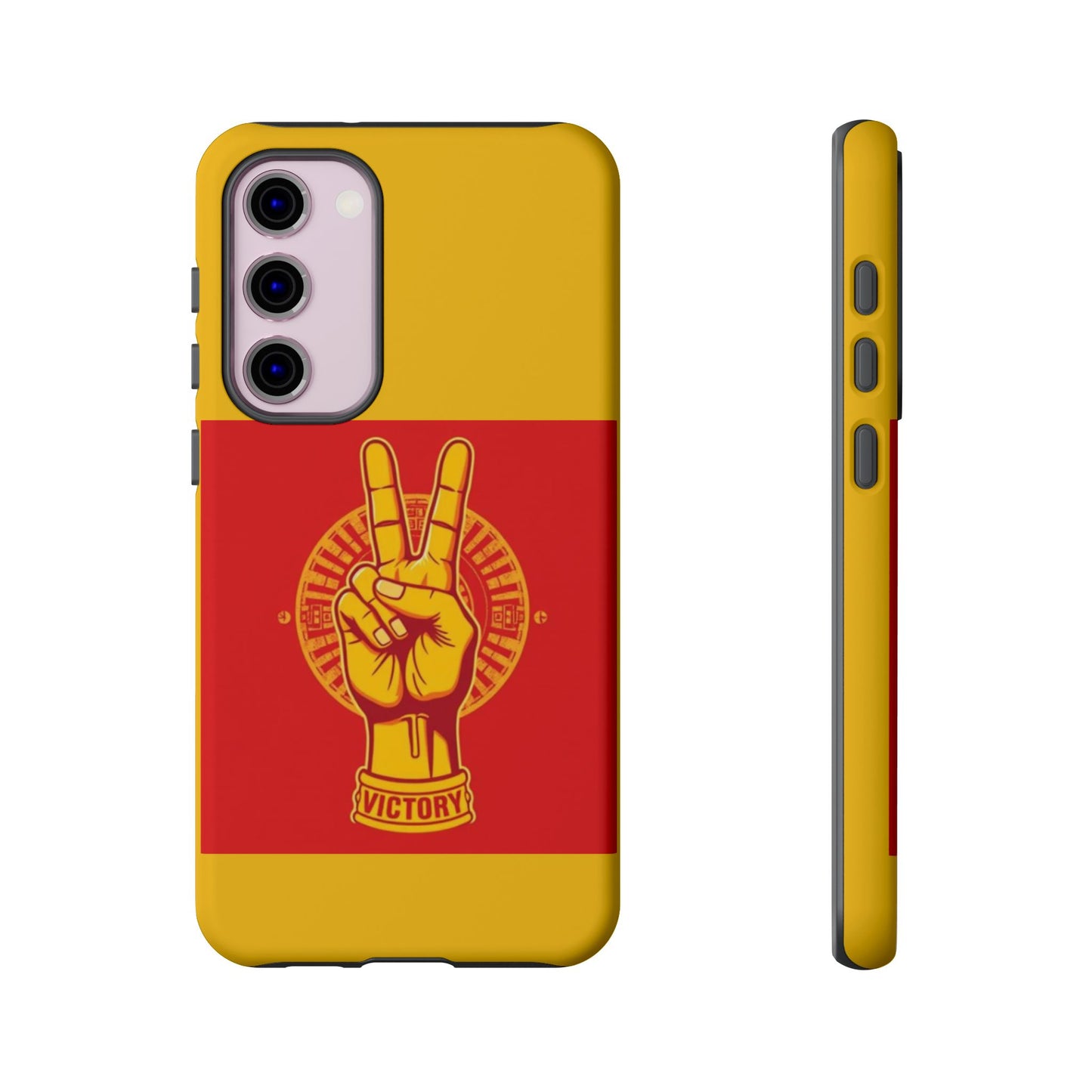 Victory Inspired Symbol Phone Case, Tough Phone Cover, Gift for Empowerment, Inspirational Tech Accessory, Unique Phone Protection