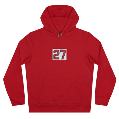 Unisex Cozy Sweatshirt with #27 Design, Perfect for Sports Fans, Casual Wear, Gifts for Angels' Fans