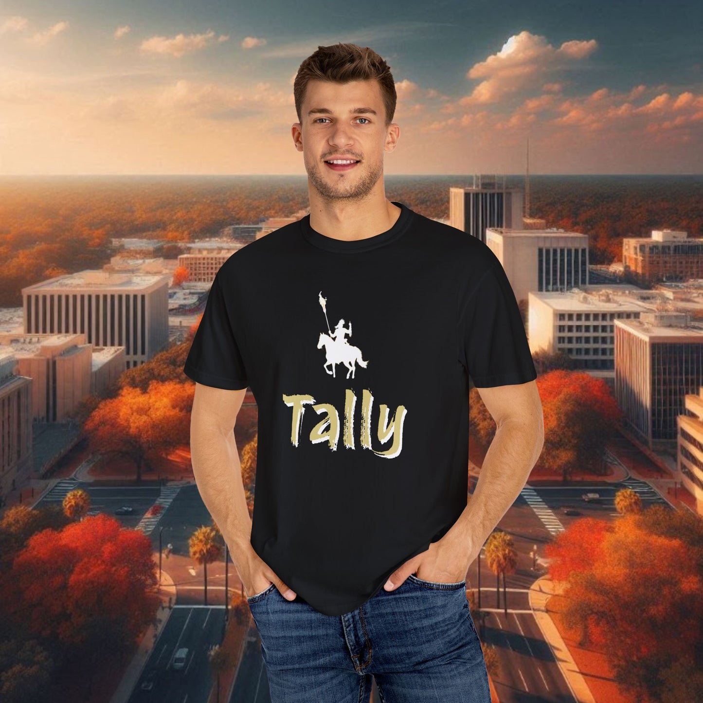 T-Shirt with Tally Design, Perfect for Game Day, Fan Apparel, Casual Wear, Sports Enthusiast Gift, Cheer Squad Tee