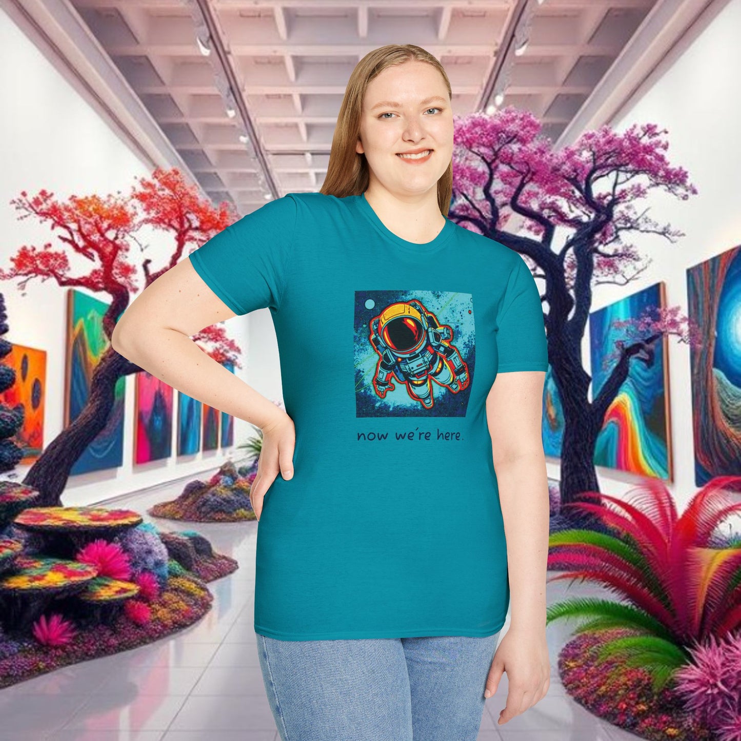 Astronaut Graphic T-Shirt | Unisex Space Tee, Gift for Astronaut Lovers, Hip Hop Fans, Casual Wear, Festival Shirt