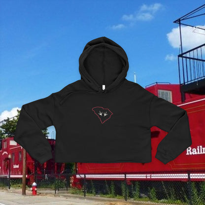 South Carolina Stylish Women's Cropped Hoodie - Perfect for Game Day, Casual Outings, or Cozy Nights in, Gift for Her, Lightweight Fashion