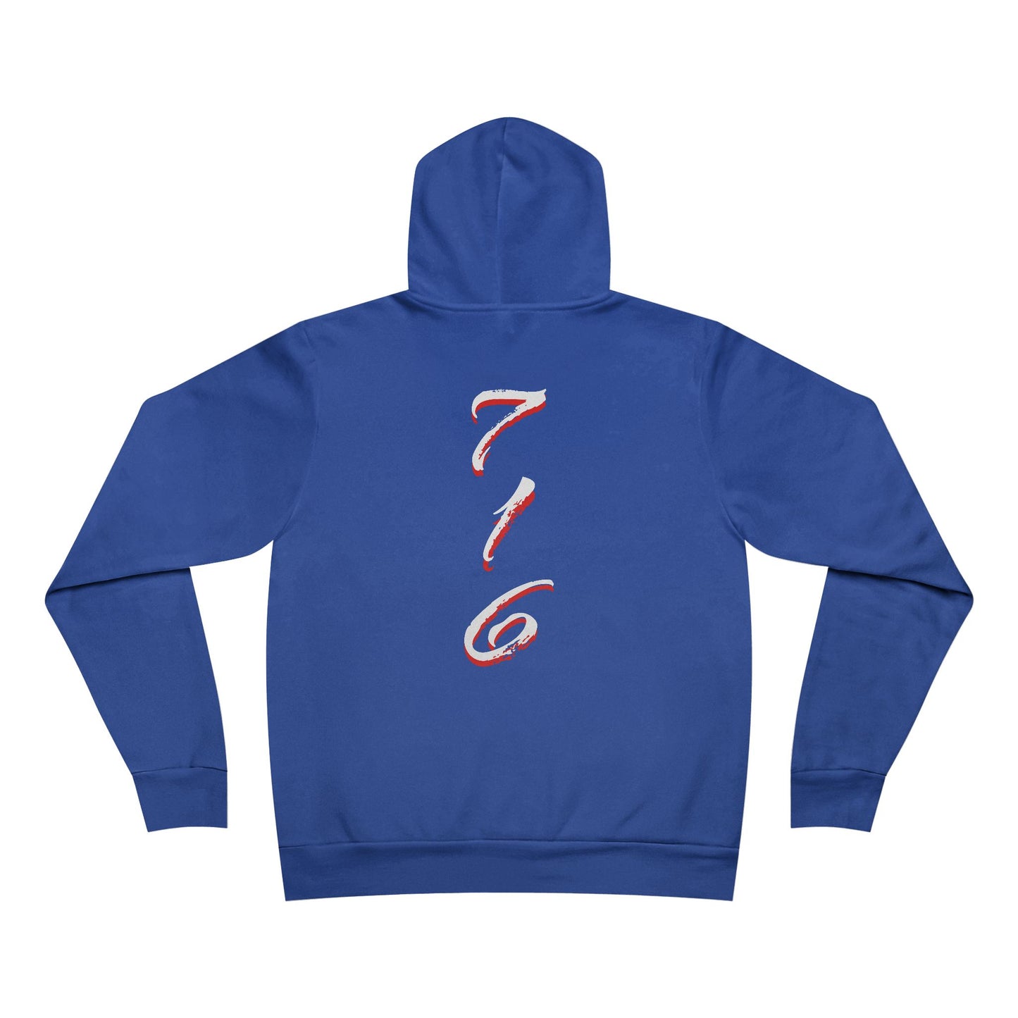Hoodie — 'MAFIA' Graffiti Logo Pullover Hoodie, Vertical Area Code on the Back Perfect for GameDay