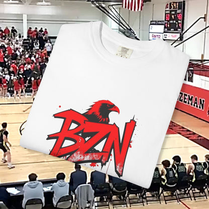 Bozeman Spirit Unisex Garment-Dyed T-Shirt, Athletic Wear, Fan Tee, Casual Style, Game Day Shirt, School Pride Apparel