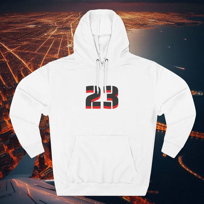23 Fleece Hoodie, Stylish Sportswear for Game Day, Unisex Sweatshirt, Athletic Fashion, Cozy Hoodie, Perfect for Fans