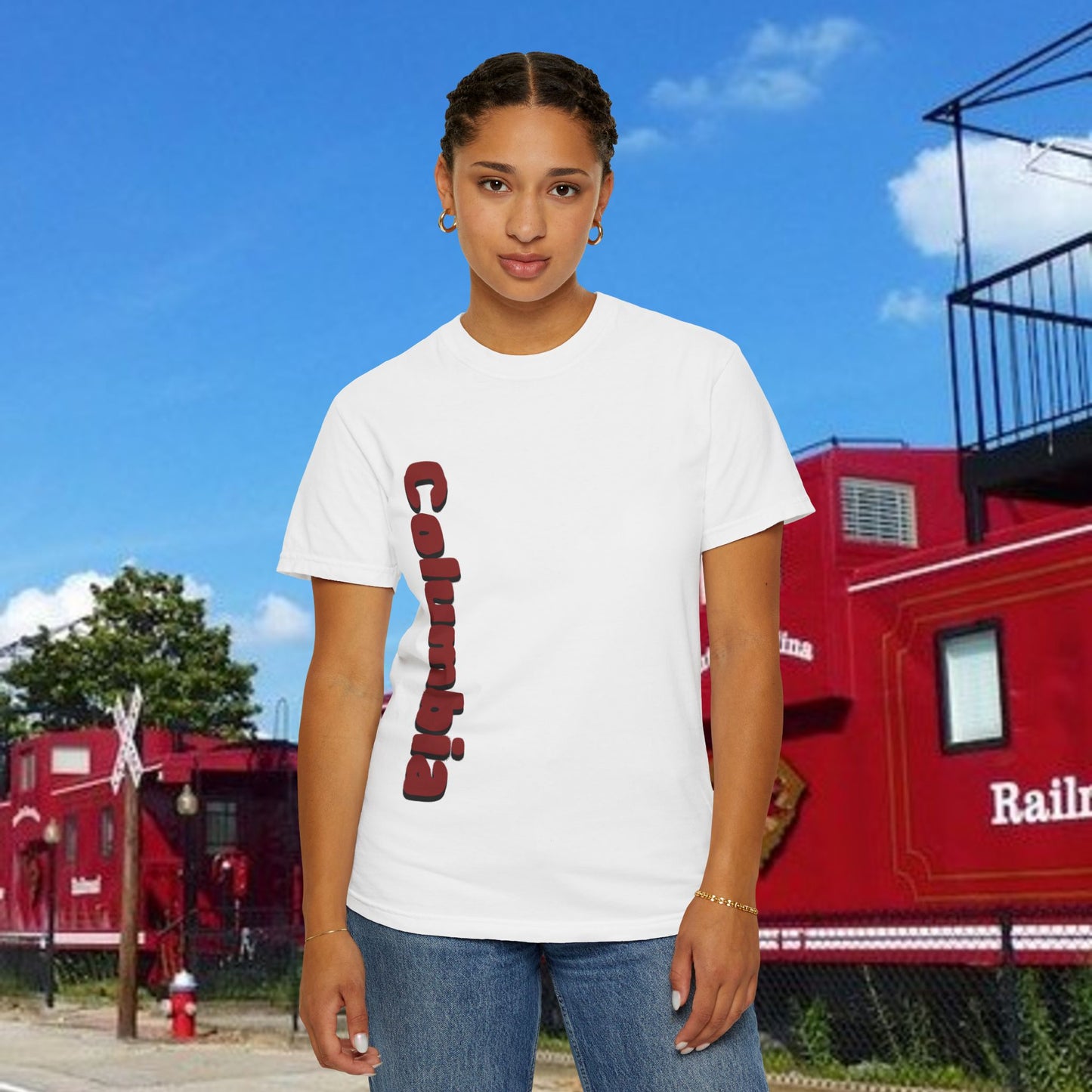 Columbia South Carolina Graphic Tee, Unisex T-Shirt, Trendy Summer Top, Gift for Travelers, Beachwear, Casual Wear