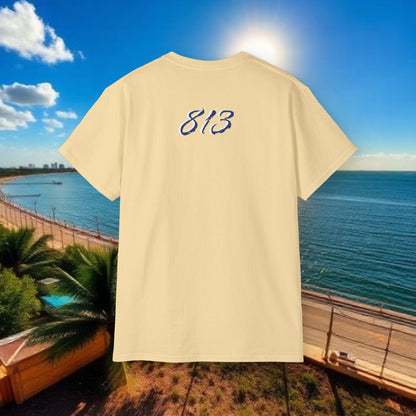 TB Monogram Tee — 813 Tampa Area Short-Sleeve T-Shirt