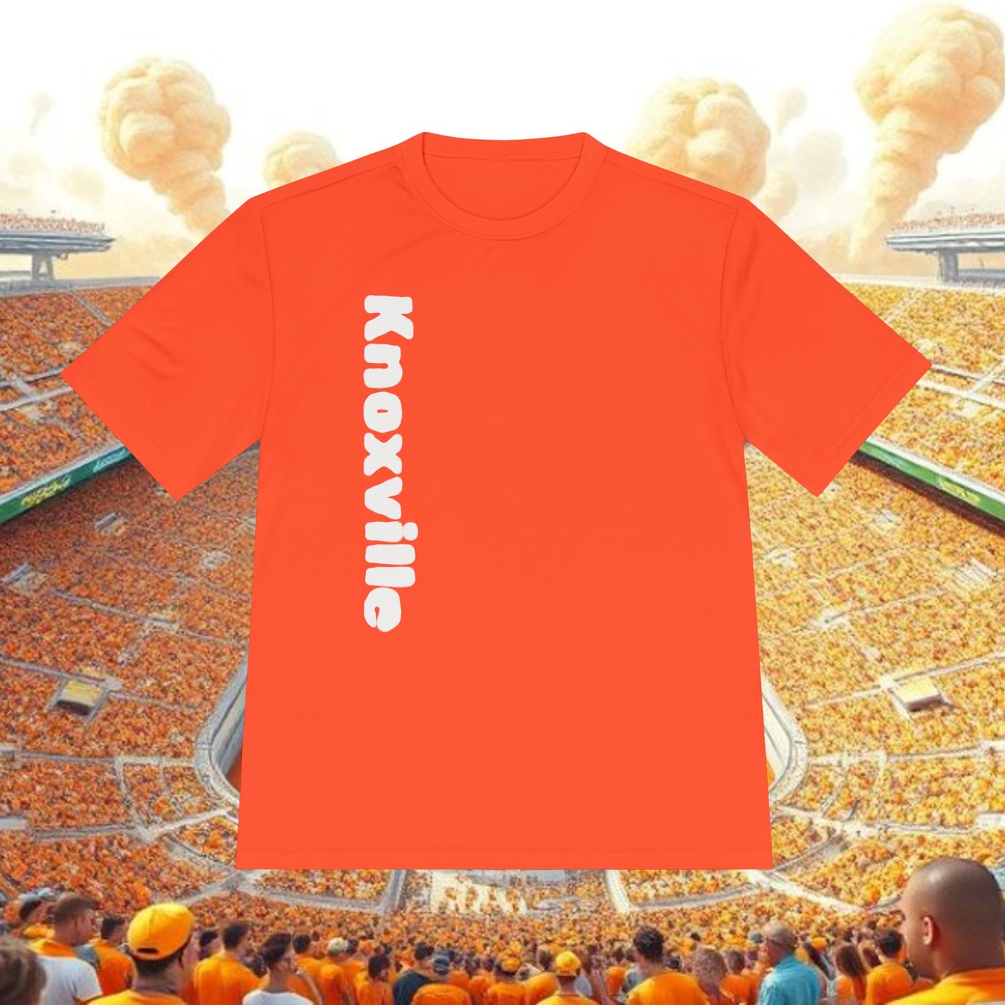 Knoxville Graphic Tee for Sports Fans, Unisex Wicking Shirt for Summer, Casual Wear, Game Day Shirt, Gift for Athletes
