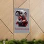 Tuscaloosa Elephant Football Poster, Matte Wall Art, Home Décor, Gift for Sports Fans, Kids Room Decoration, Alabama Pride