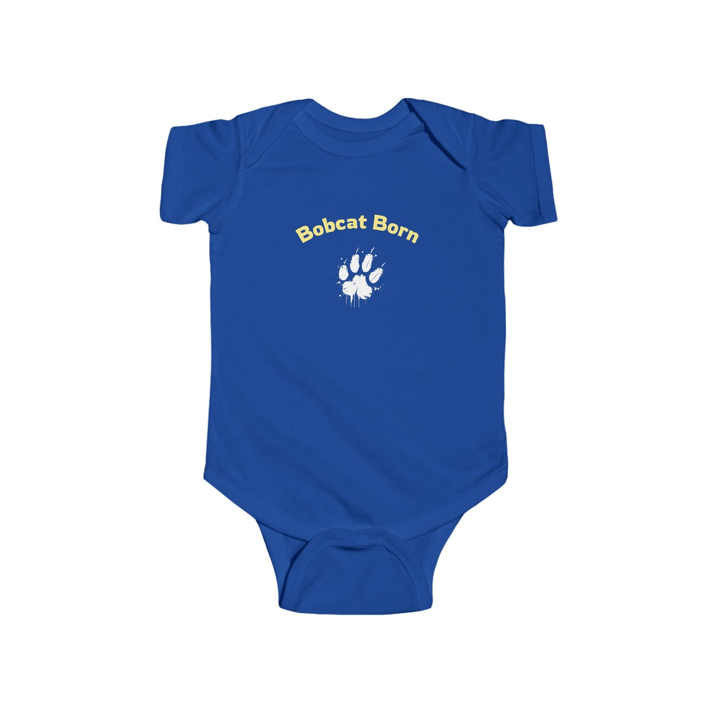 Bobcat Born Infant Bodysuit, Cute Baby Outfit, Newborn Gift, Baby Shower Present, Wildlife Lover Apparel, Toddler Clothing