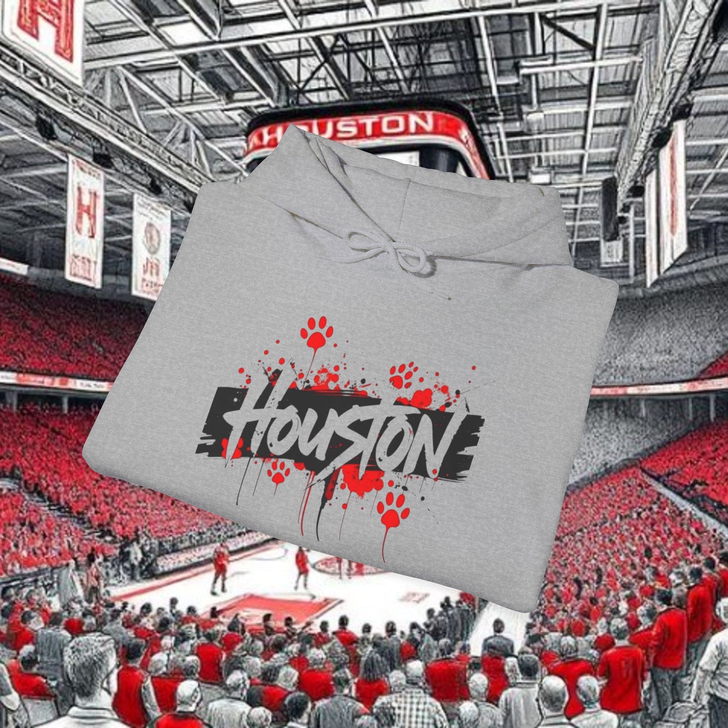 Graffiti Style Hoodie - Perfect for Game Day