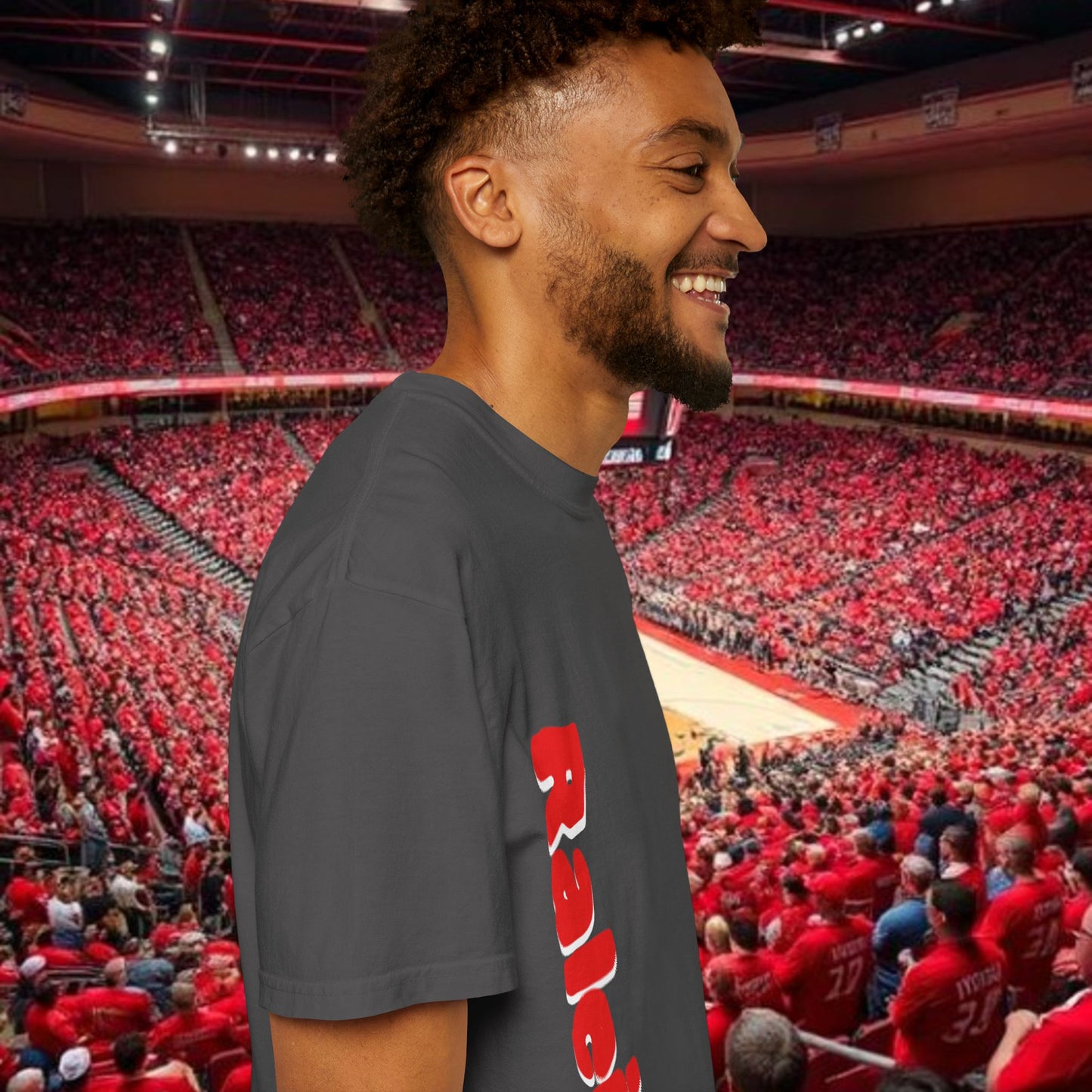 Raleigh Graphic Unisex Garment-Dyed T-shirt, Sports Fan Tee, College Apparel, Gift for Him/Her, Casual Wear, Spirit Wear