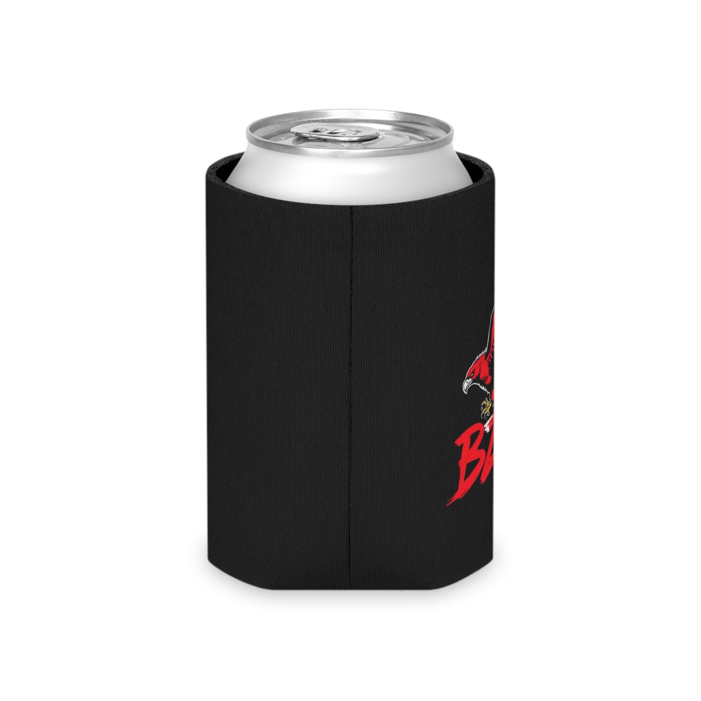 Bozeman Can Cooler, Beer Can Koozie for Tailgates and Parties. Stand out with this Hawk Design!