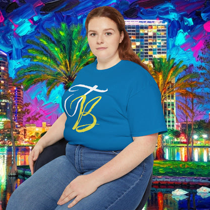 TB Monogram Tee — 813 Tampa Area Short-Sleeve T-Shirt