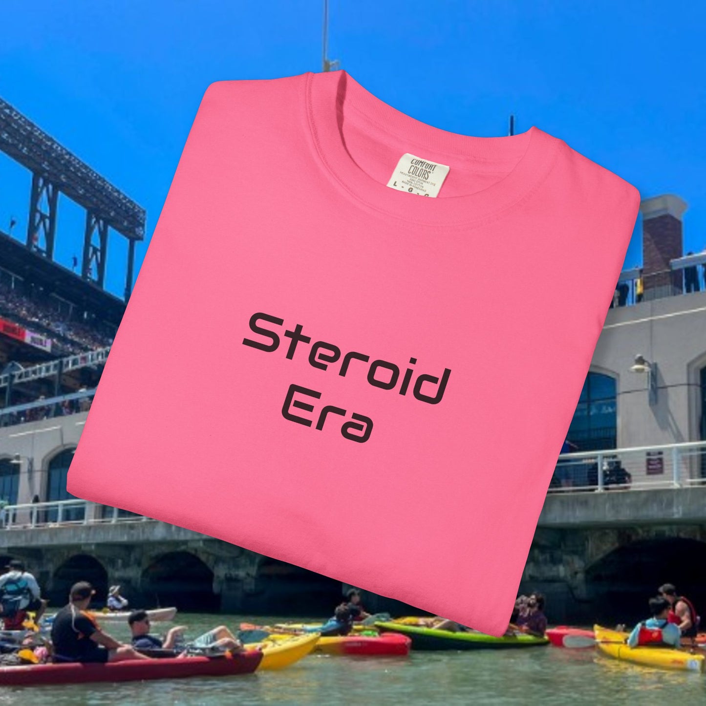 Vintage Baseball Unisex Garment-Dyed T-shirt, 90's Steroid Era Tee Shirt, Athletic Sports Tee, Retro Baseball Shirt, Sports Fan Gift,