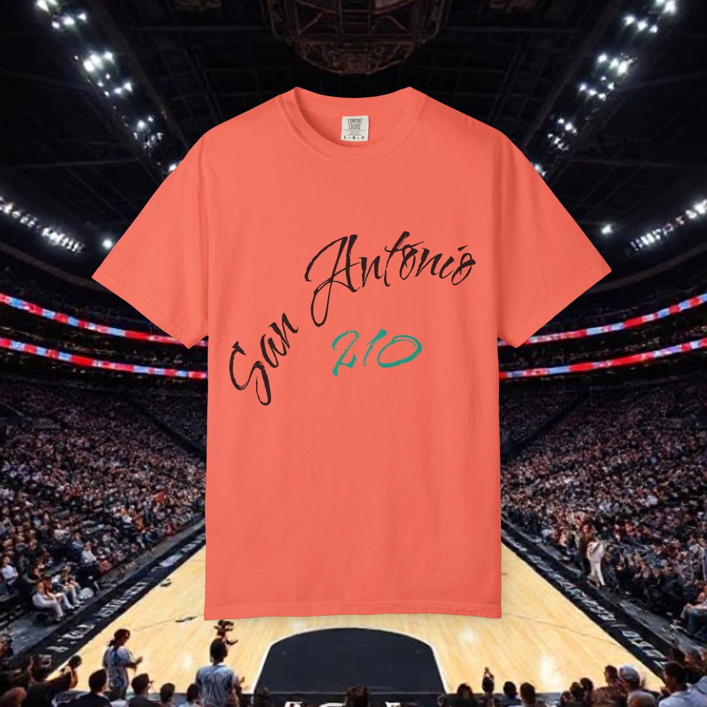 San Antonio 210 Script T-Shirt, Soft-Style T-Shirt, Perfect Statement Piece