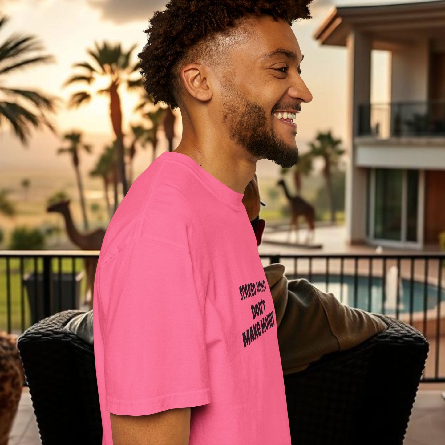 Wing Man Scared "Money Don't Make Money" - Casual Wear, Gifts for Entrepreneurs, Financial Freedom, Trendy Apparel, Affirmation Shirt