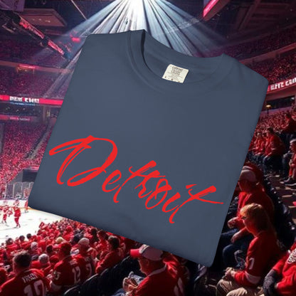 Detroit Script T-Shirt — City Pride Tee