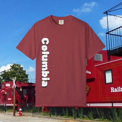 Columbia South Carolina Graphic Tee, Unisex T-Shirt, Trendy Summer Top, Gift for Travelers, Beachwear, Casual Wear