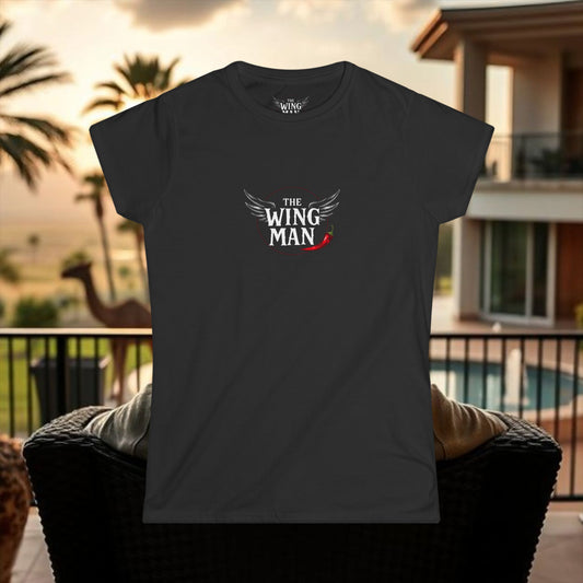 Wing Man Women's Tee - Stylish Casual Top, Perfect Gift for Friends, Birthday Party, Fun Event, Everyday Wear