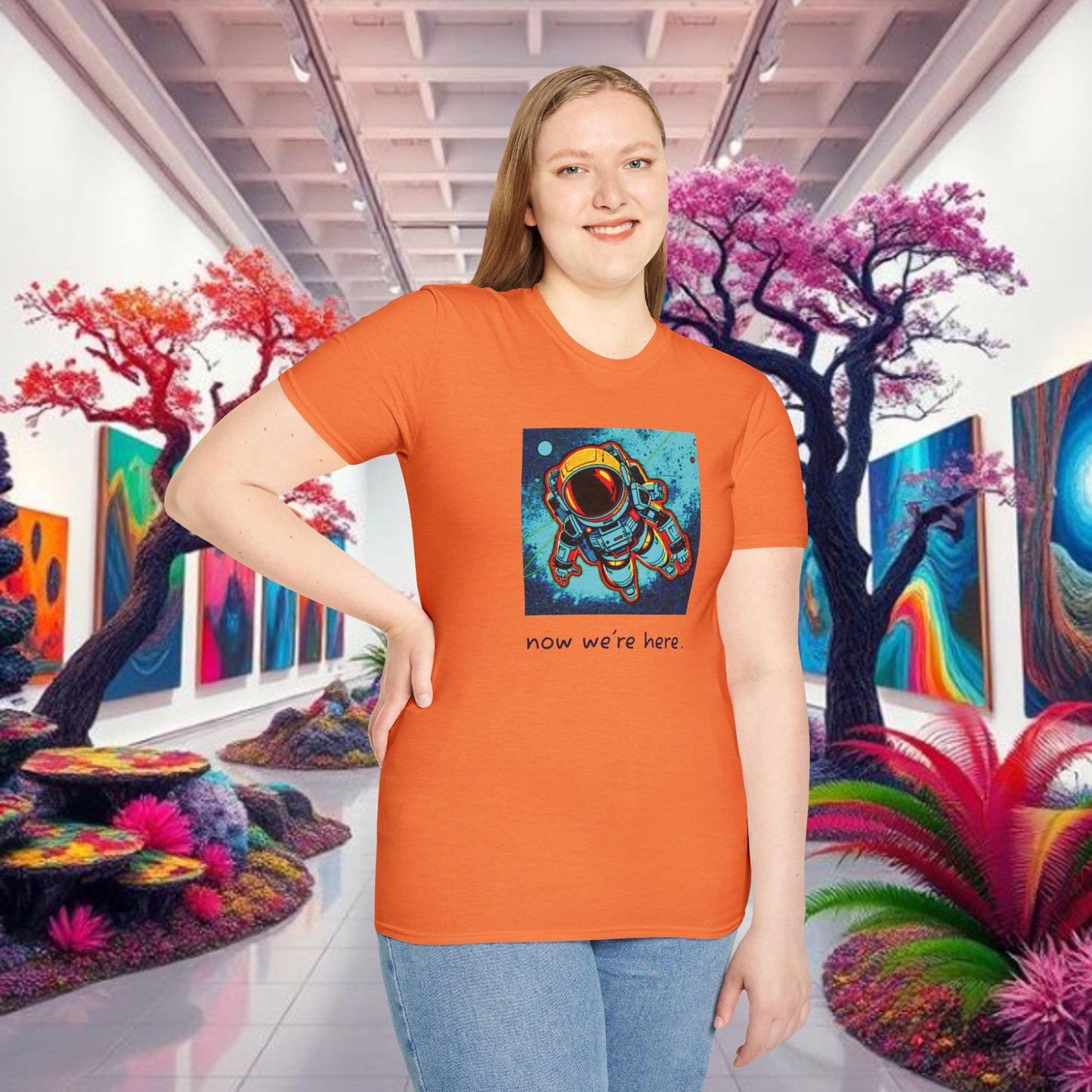 Astronaut Graphic T-Shirt | Unisex Space Tee, Gift for Astronaut Lovers, Hip Hop Fans, Casual Wear, Festival Shirt