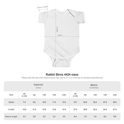 #99 Infant Fine Jersey Bodysuit, Baby Onesie, Judge Fans