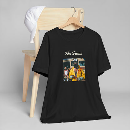 Wing Man - The Sauce Graphic T-Shirt, Retro Style Tee, Unisex Casual Wear, Gift for Foodies, Perfect for Summer BBQs, Vintage Vibe
