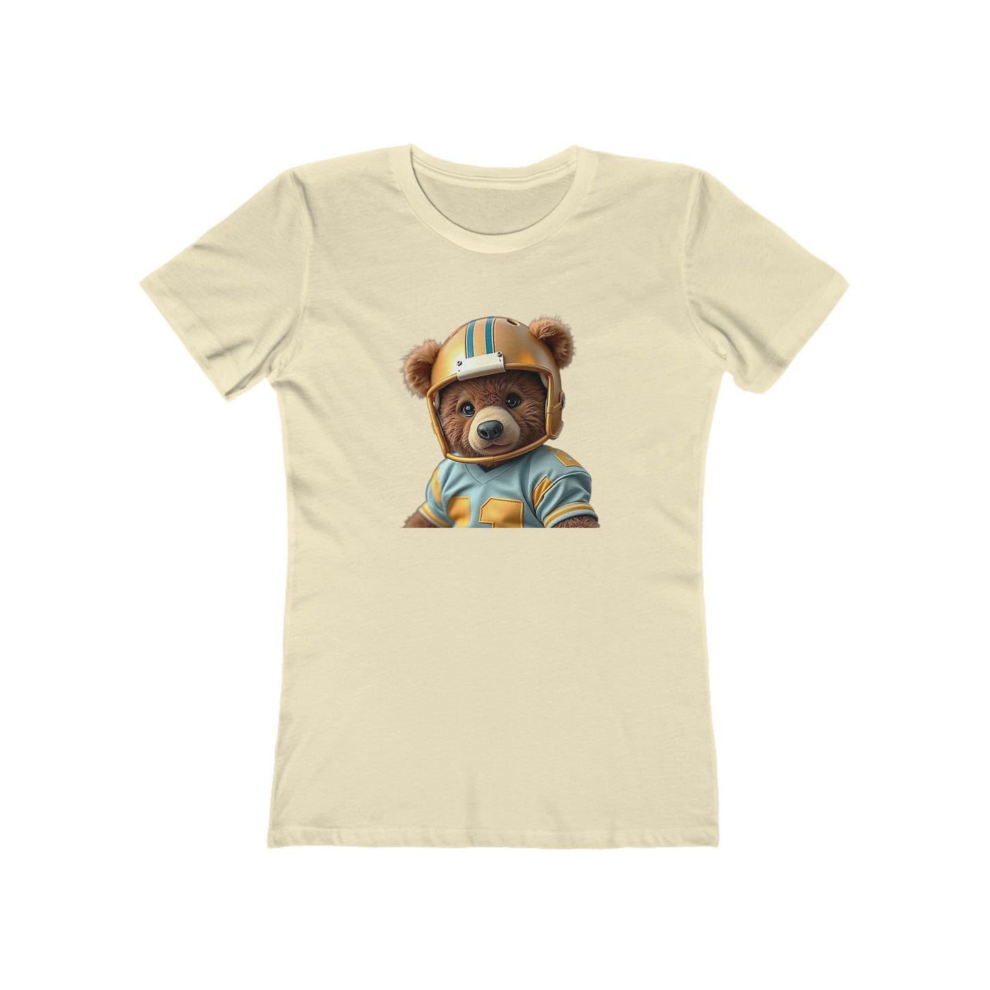 Cute Bear Graphic Tee for Women, Soft Casual T-Shirt, Trendy Girlfriend Shirt, Playful Animal Print Top, Unique Gift Idea