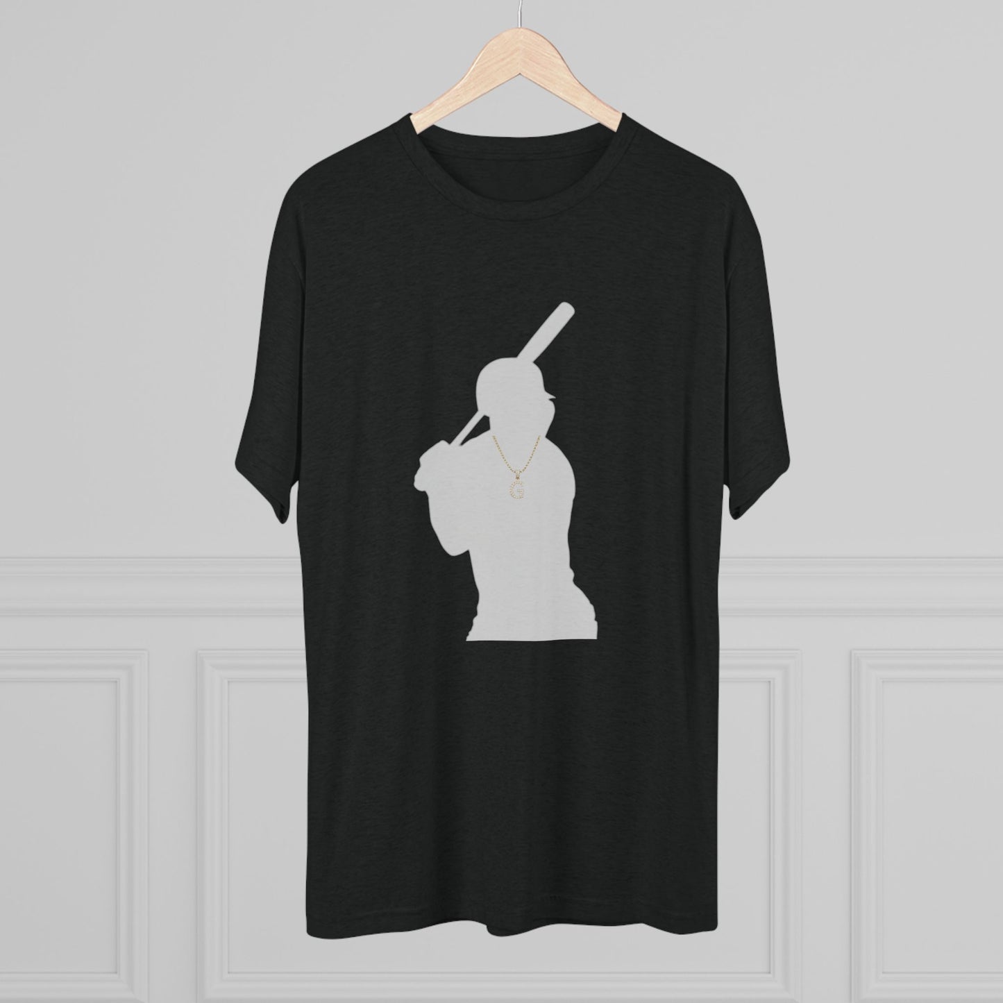 Baseball Silhouette Tee — New York 'G' Logo Short-Sleeve Shirt