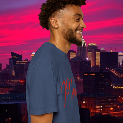 Philly Script T-Shirt — Handwritten City Pride Tee, Ultra Soft and Comfortable T-Shirt for any gameday.