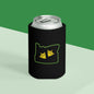 Duck Foot Print Can Cooler, Unique Beverage Holder, Oregon Tailgate Accessory, Outdoor Party Favor, Gift for Beer Lovers